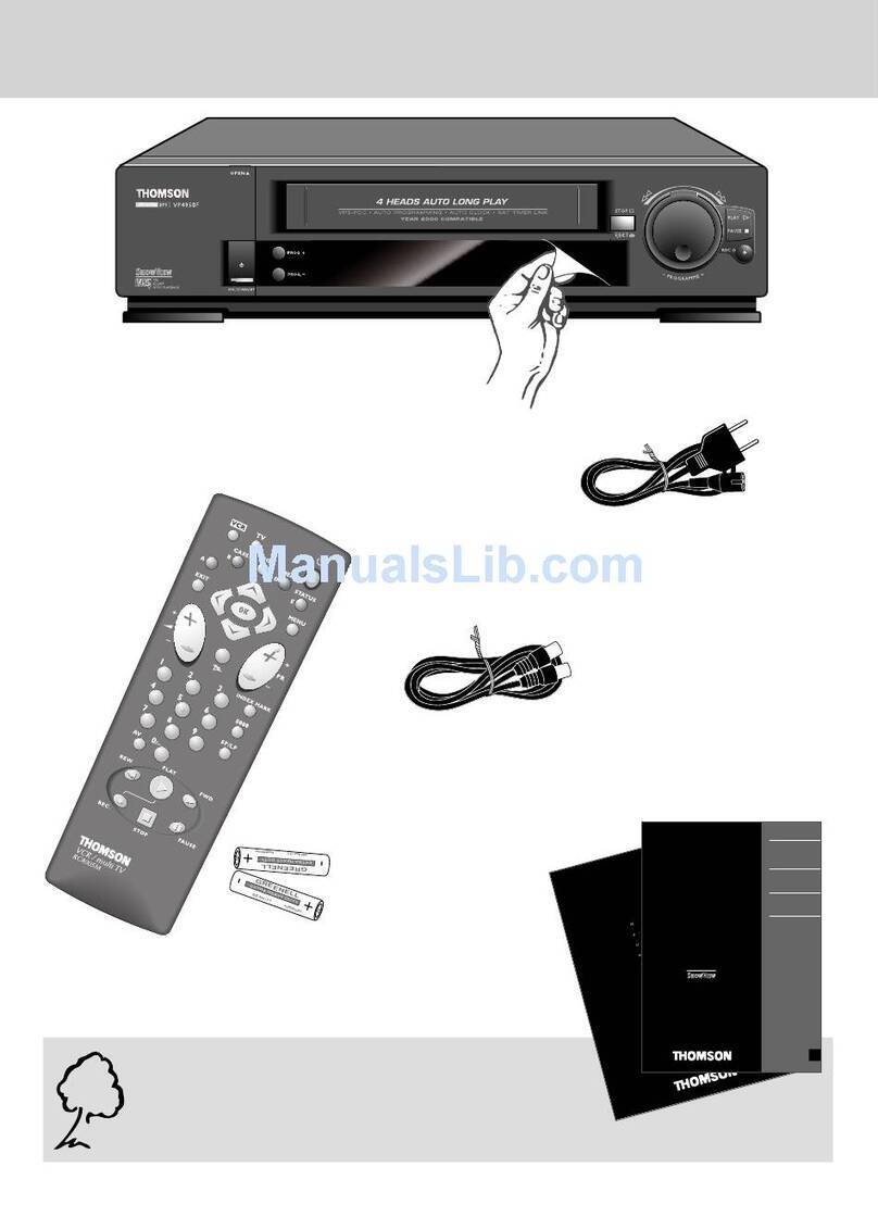 THOMSON VP4950F - SETUP User guide