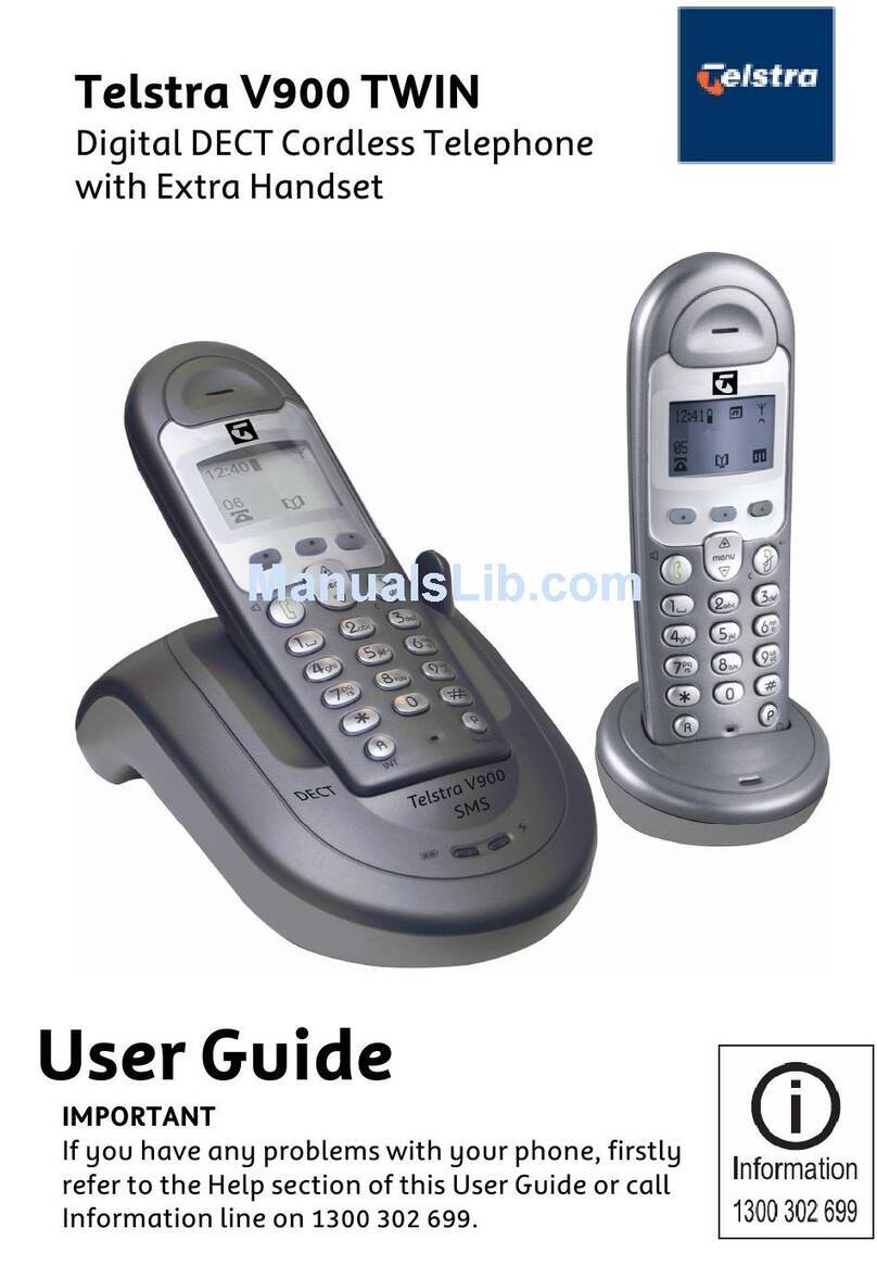 Telstra V900 TWIN - User manual