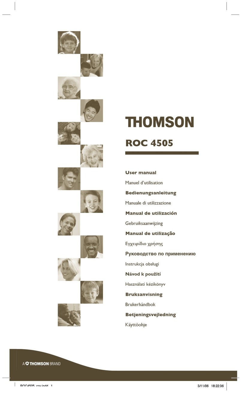 THOMSON ROC 4505 User manual