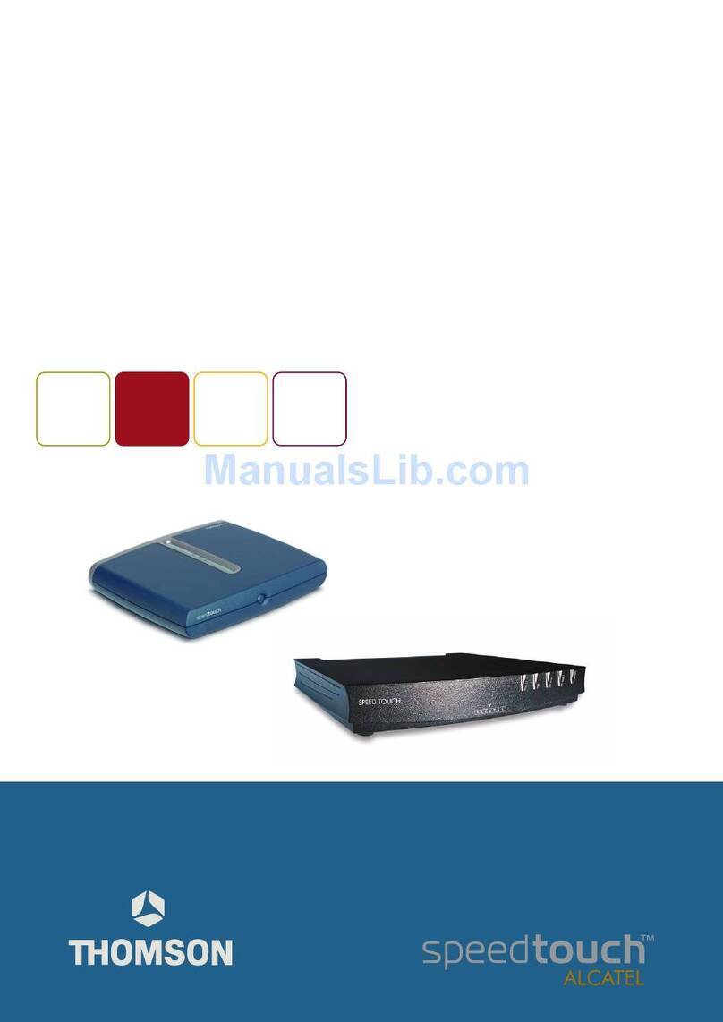 THOMSON SPEEDTOUCH 510I -  RELEASE 4.0 User manual