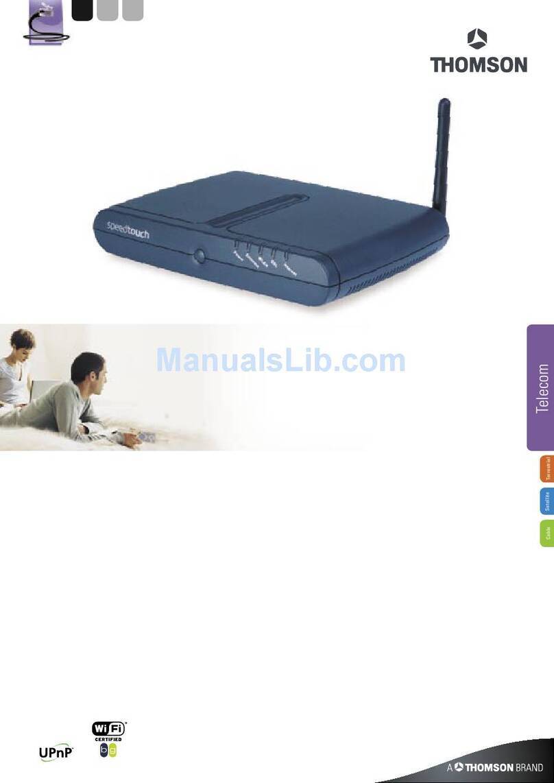 THOMSON SPEEDTOUCH 585I - V6 datasheet