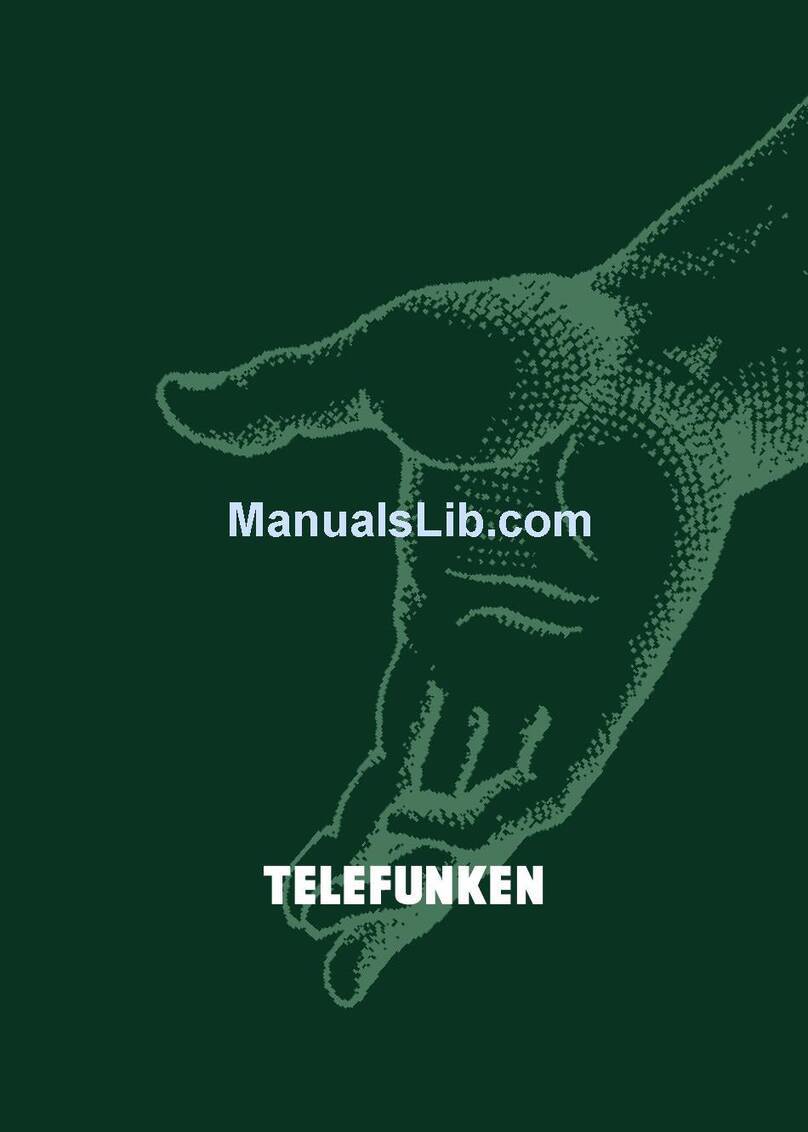 Telefunken S590NIC User manual