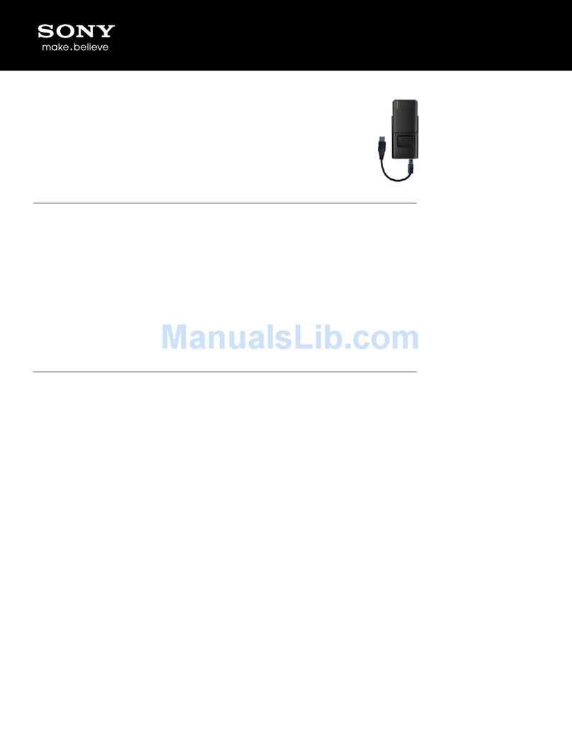 Sony XA-NV100T User manual