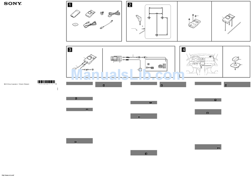 Sony XA-NV100T User manual