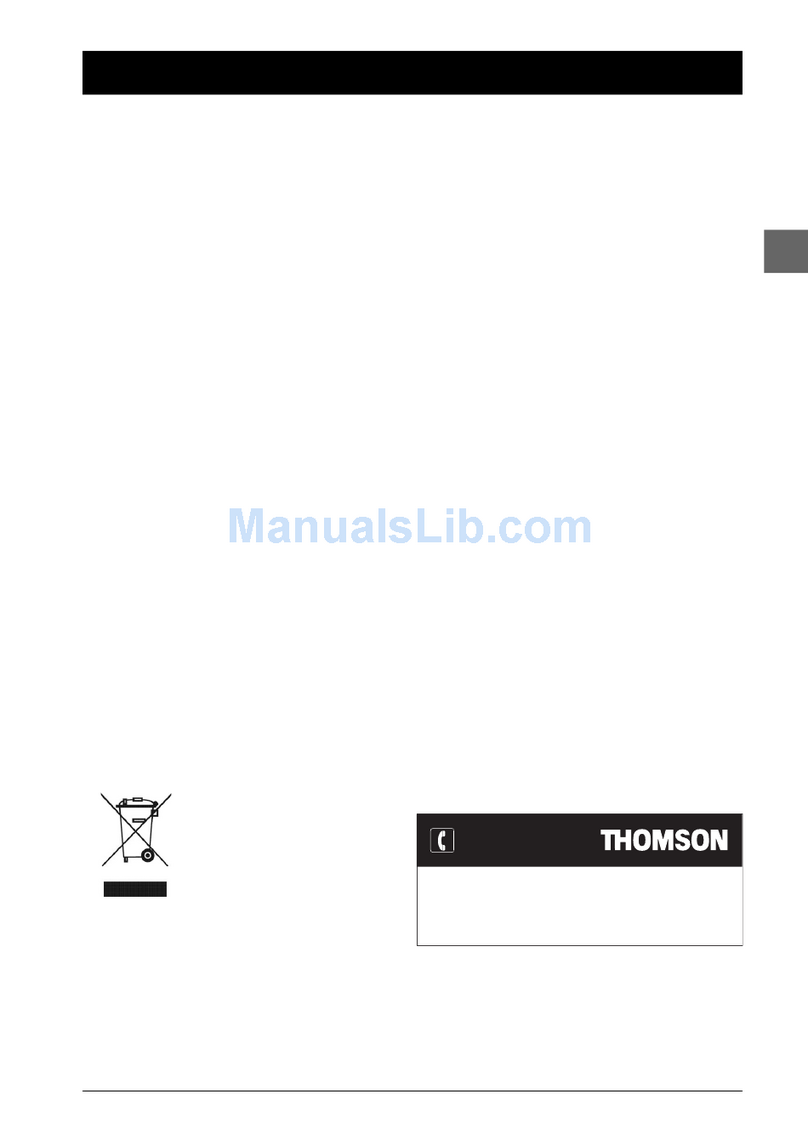 THOMSON DPL943 User manual