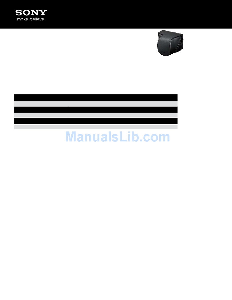 Sony LCS-EJC3 User manual