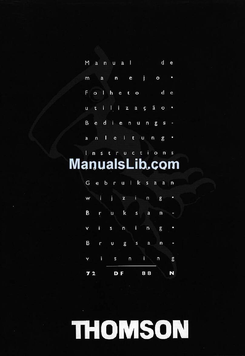 THOMSON 72DF88N User manual