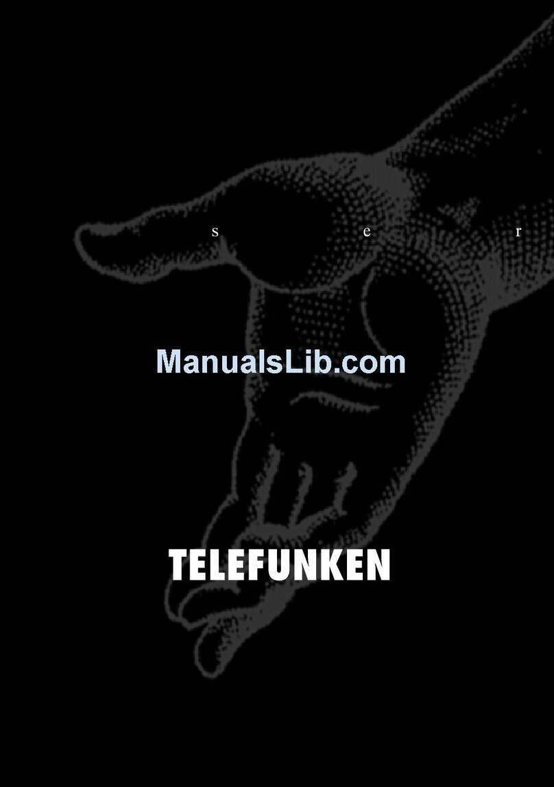 Telefunken DF 316 ET User manual