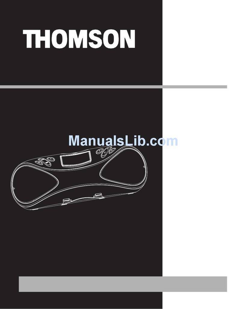 THOMSON D100E User manual