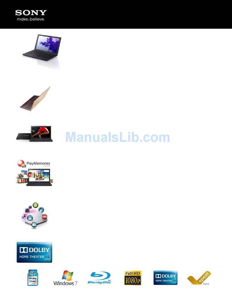 Sony SVZ13116GXX User manual
