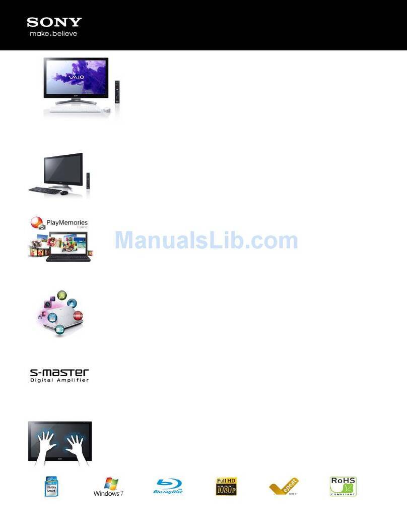 Sony VAIO SVL24114FXW Specifications