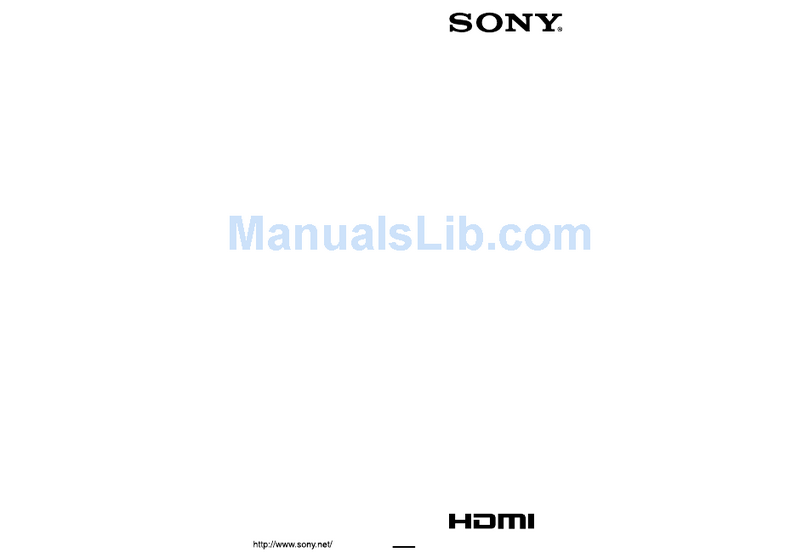 Sony VPL-BW120S operating instructions