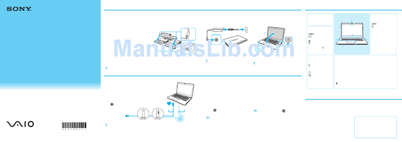 Sony SVE14A190X quick start guide