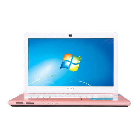 Sony VAIO SVE14116FXP User manual