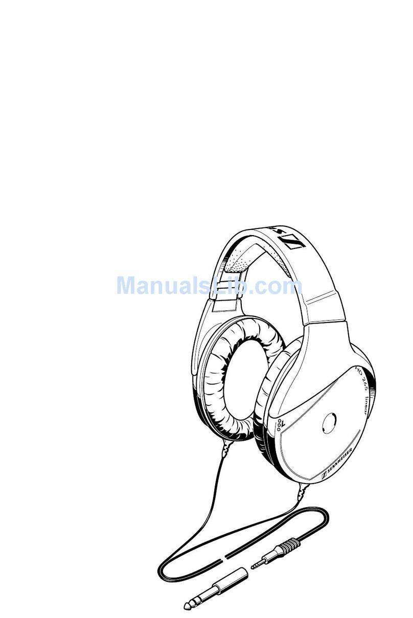 Sennheiser HD 265 Linear Instructions for use