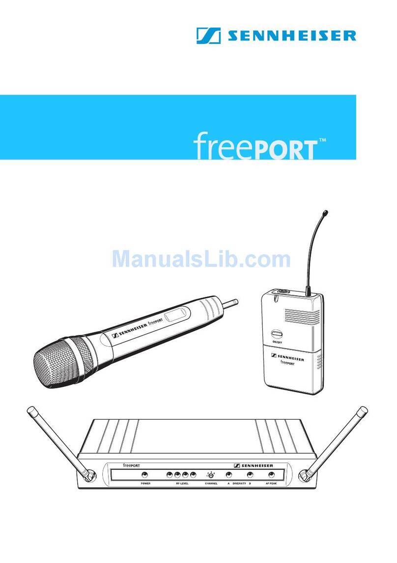 Sennheiser FREEPORT - 08-08 Instructions for use