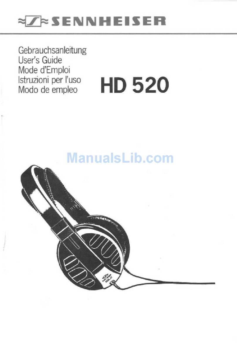 Sennheiser HD 520 User manual