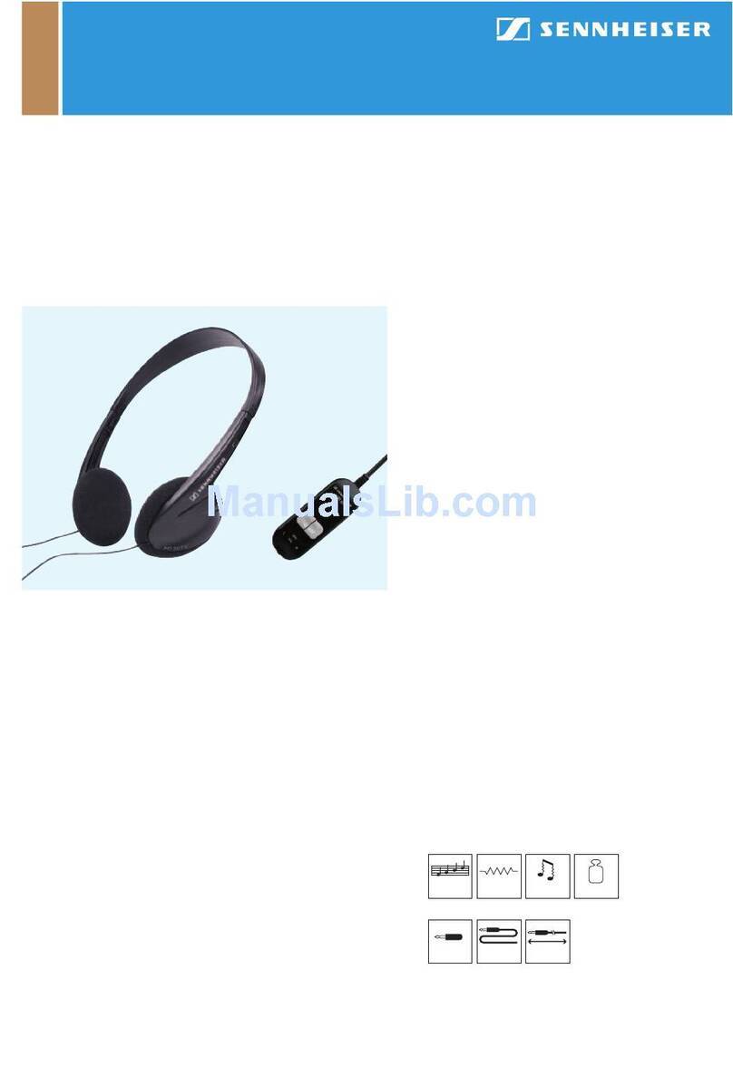 Sennheiser HD 30 TV datasheet