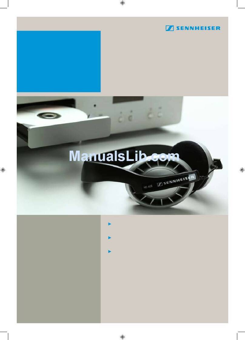 Sennheiser HD 408 User manual