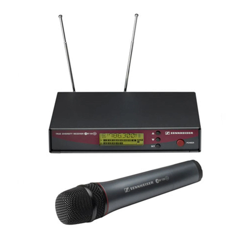 Sennheiser EW 165 G2 operating instructions