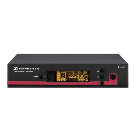 Sennheiser evolution wireless G3 system User manual