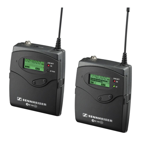 Sennheiser EW 122-P G2 User manual