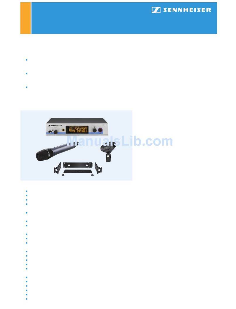 Sennheiser EM 500 G3 Dimensions Sennheiser EM 500 G3 Dimensions