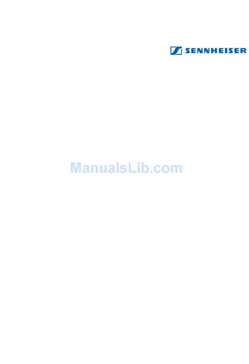 Sennheiser EVOLUTION WIRELESS G2 100 manual