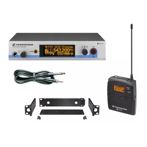 Sennheiser SK 500 G3 User manual Sennheiser SK 500 G3 User manual