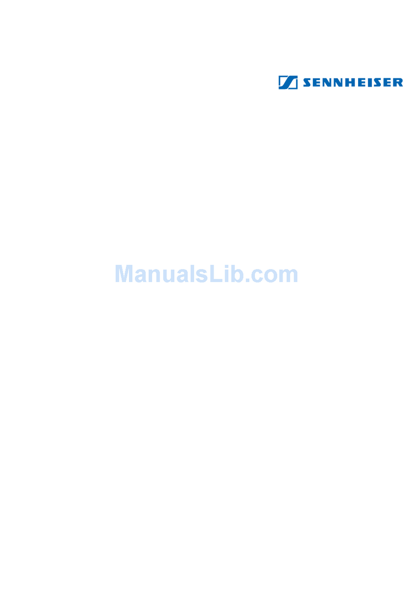 Sennheiser EVOLUTION WIRELESS G2 100 manual