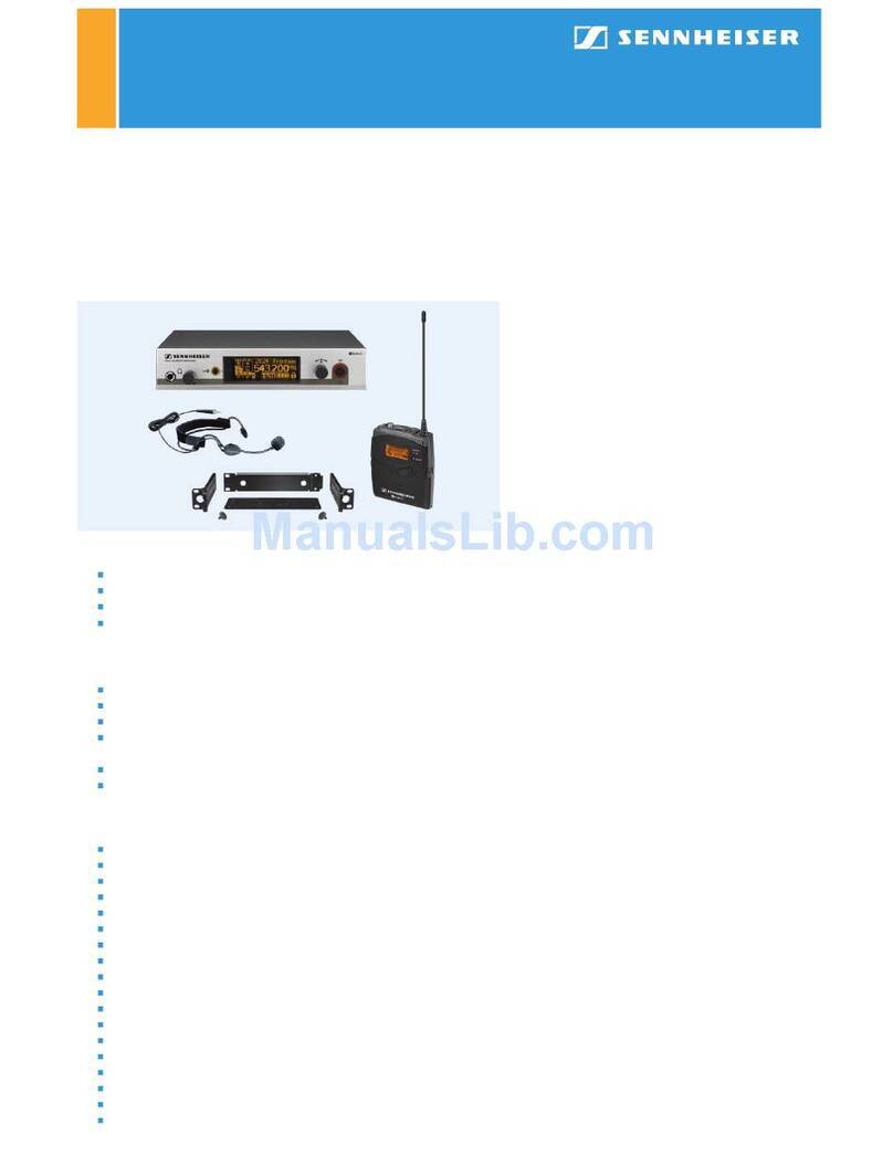 Sennheiser EW 352 G3 - Dimensions
