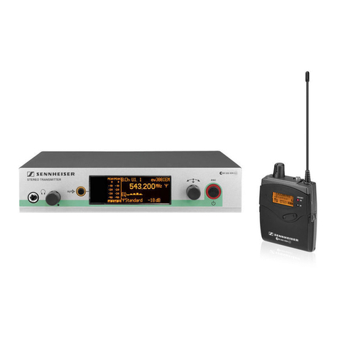 Sennheiser ew 300 IEM G3 instruction manual
