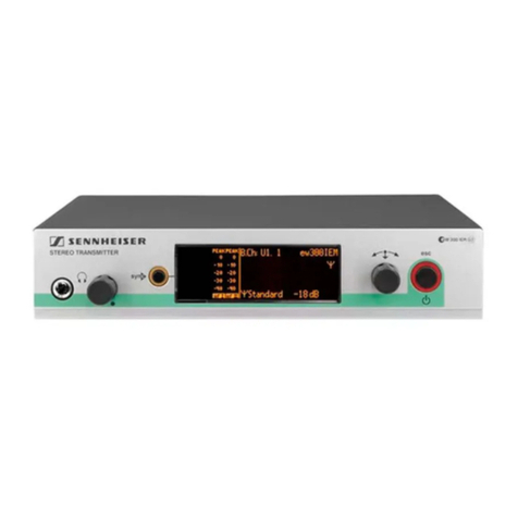 Sennheiser ew 300 IEM G3 User manual