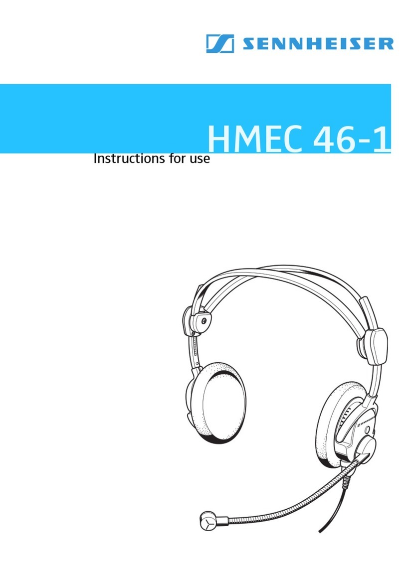 Sennheiser HMEC 461 User manual