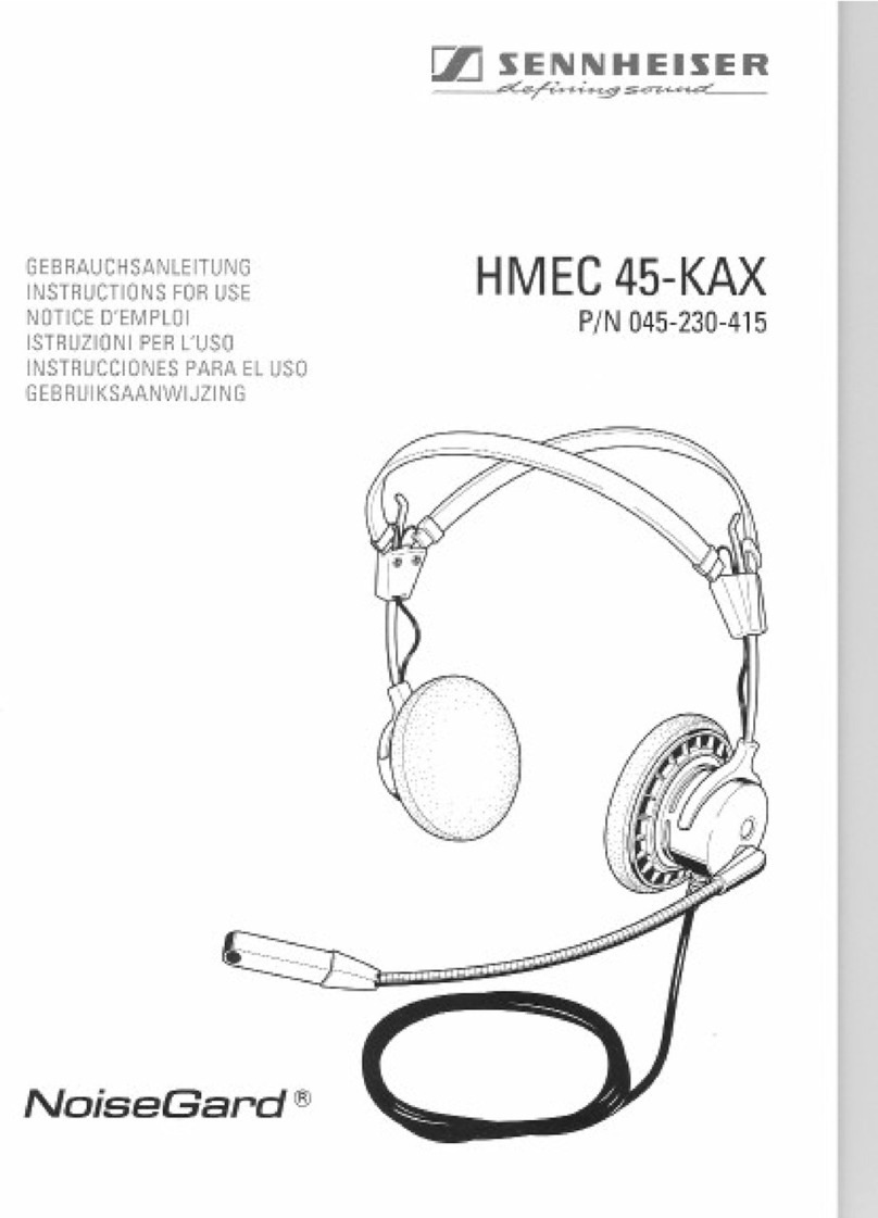 Sennheiser HMEC 45-KAX NoiseGard manual