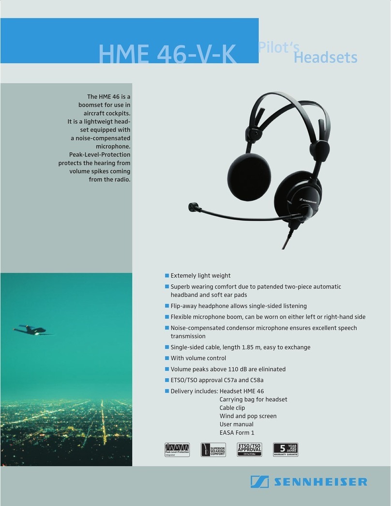 Sennheiser HME 46-V-K Specifications