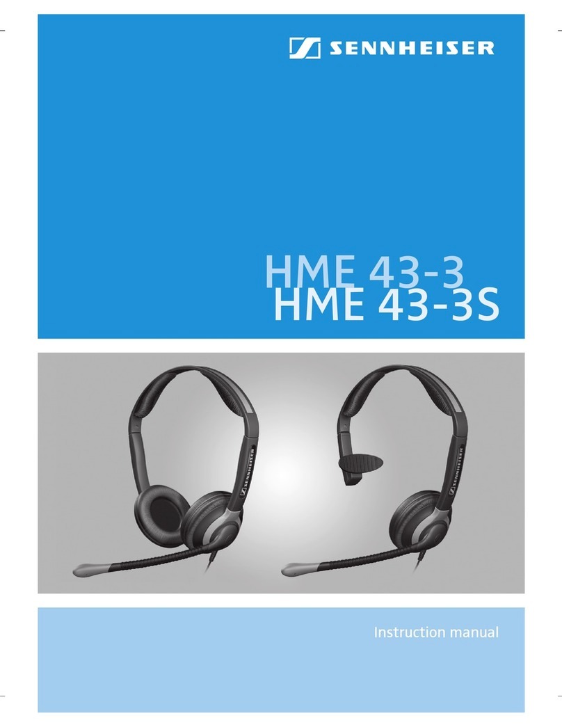 Sennheiser HME 43-3 - 01-09 instruction manual