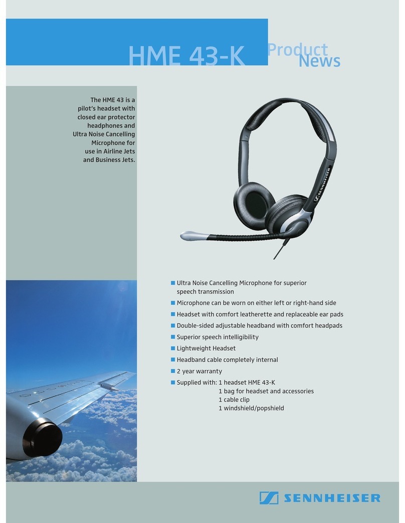 Sennheiser HME 43-K Instruction manual