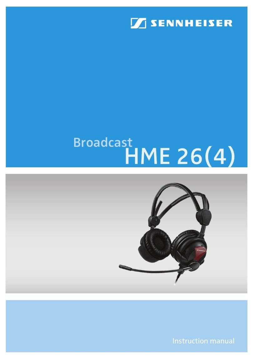 Sennheiser HME 26-4 User manual