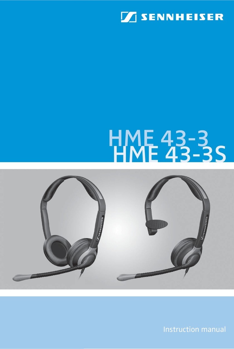 Sennheiser HME 43-3S instruction manual