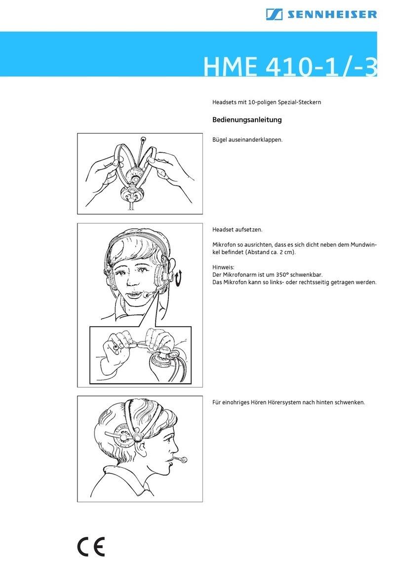 Sennheiser HME 410-1 User manual