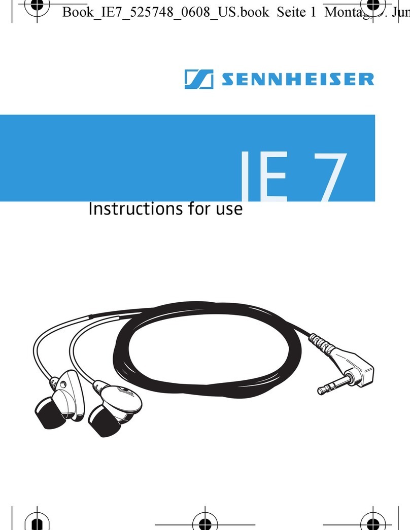 Sennheiser IE 7 - 06-08 Instructions for use