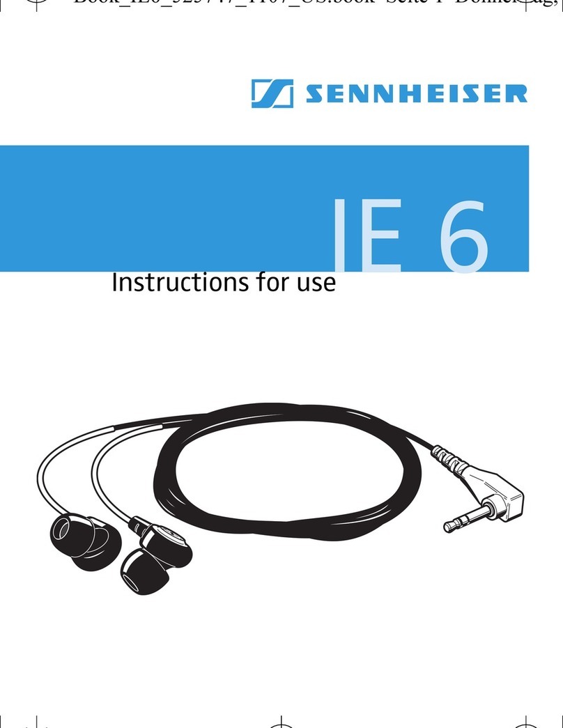 Sennheiser 518 Instructions for use