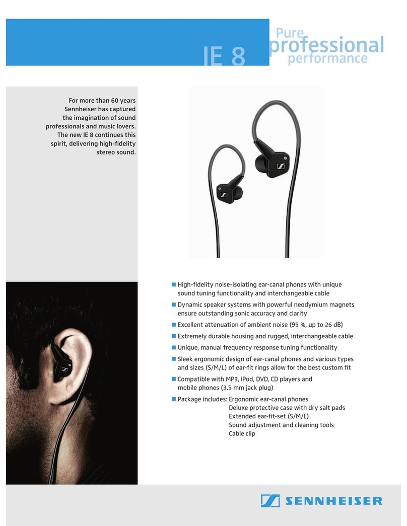 Sennheiser IE 8 brochure