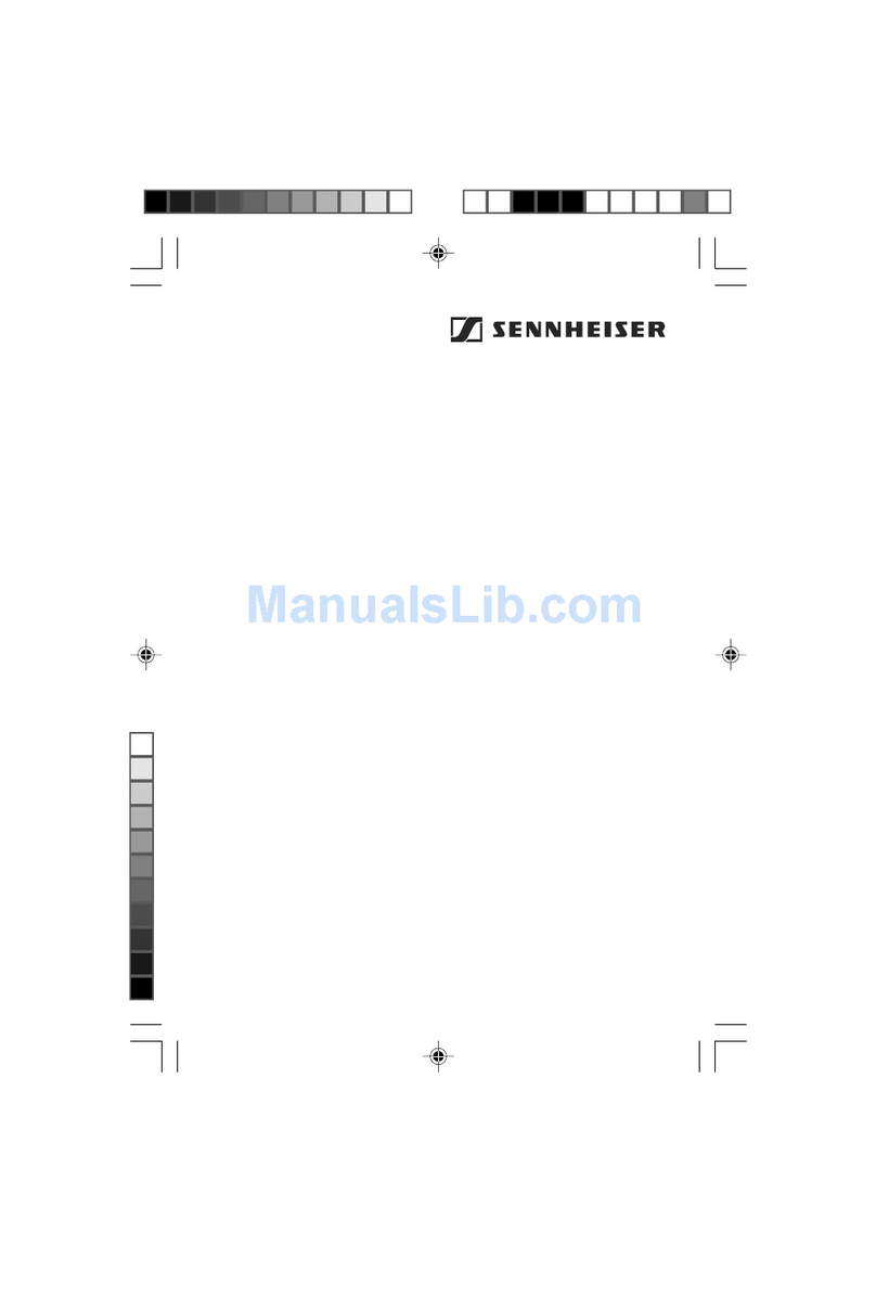 Sennheiser Infraport HDI 302 Instructions for use Sennheiser Infraport HDI 302 Instructions for use