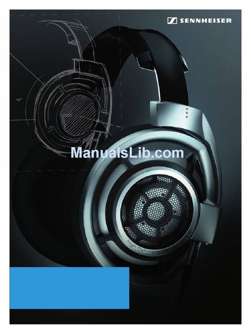 Sennheiser HD 800 Brochure & specs