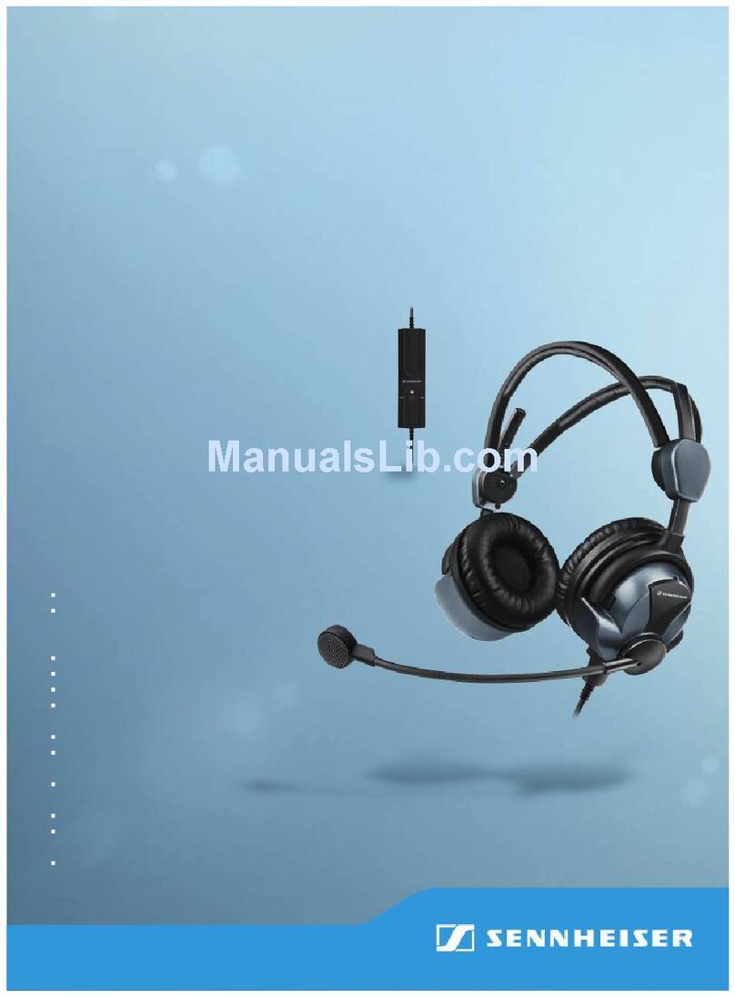 Sennheiser HMDC 26 Product sheet