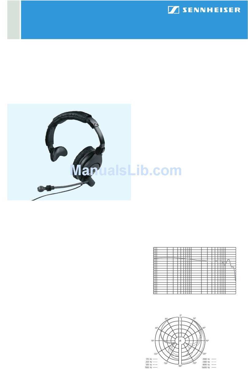 Sennheiser HMD 281 PRO datasheet