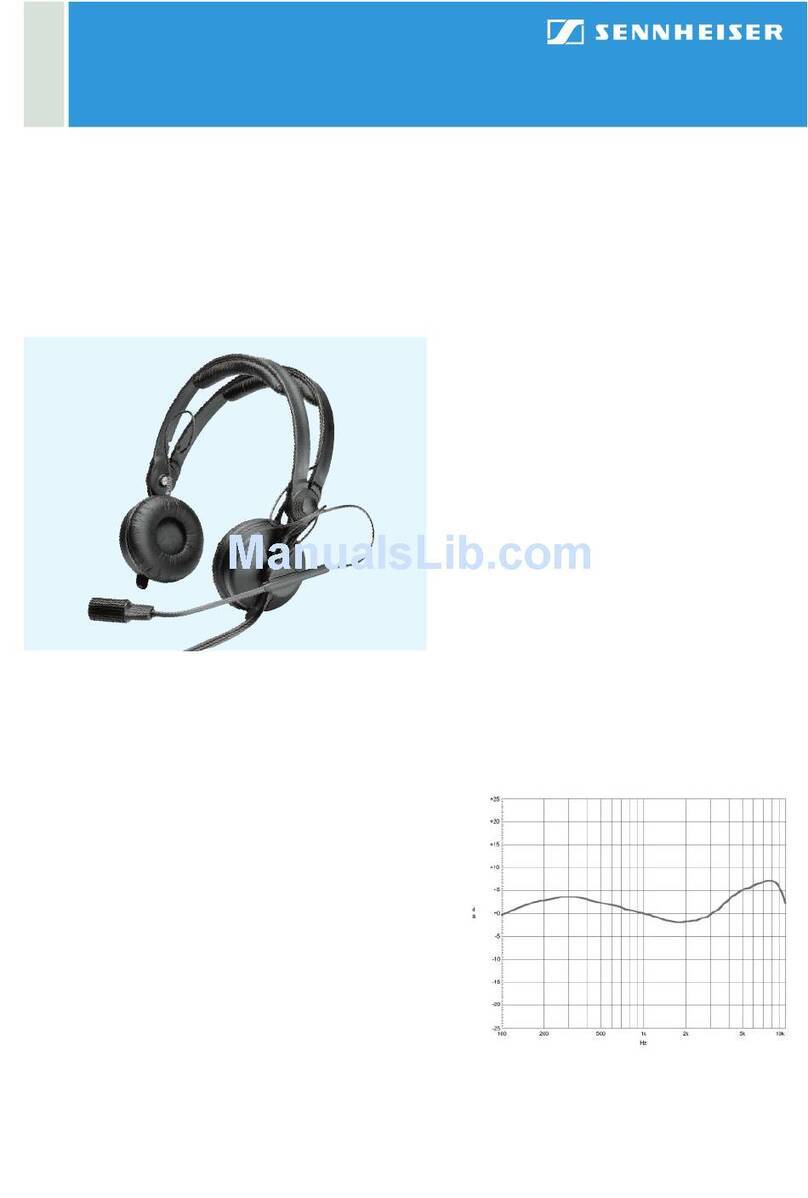 Sennheiser HMD 25 Product sheet