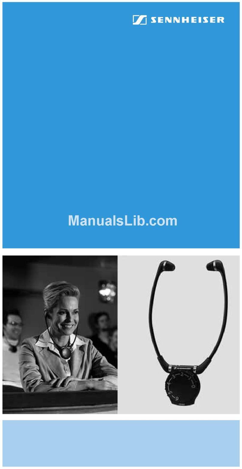 Sennheiser HDI 830 - 04-09 instruction manual
